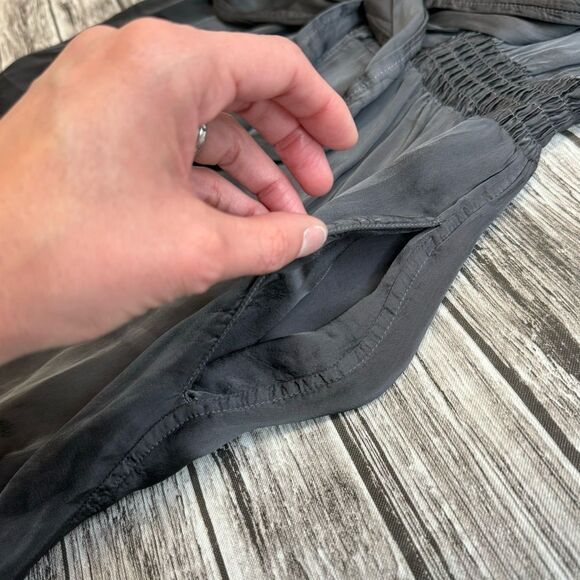 GHOST London Women's Carbon Gunmetal Grey Gray Jumpsuit Romper M Med Medium Long - Picture 8 of 16